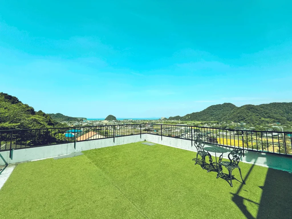 ヴィラハウス鋸南1号館(別荘)屋上