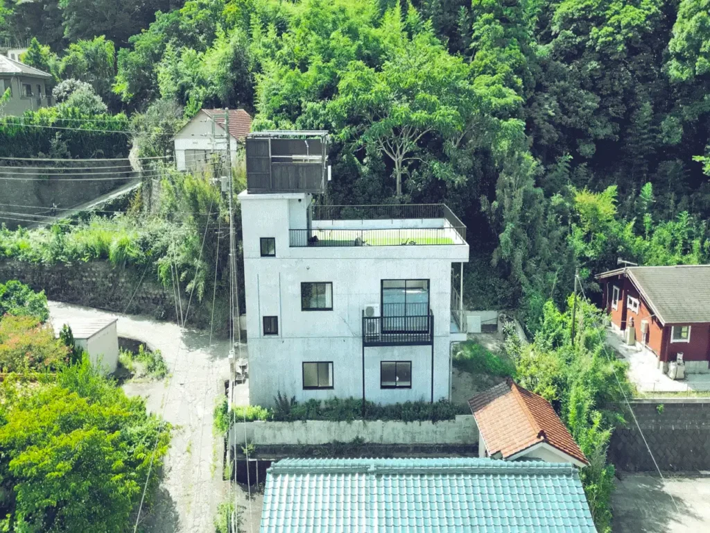 ヴィラハウス鋸南1号館(別荘)外観北側から